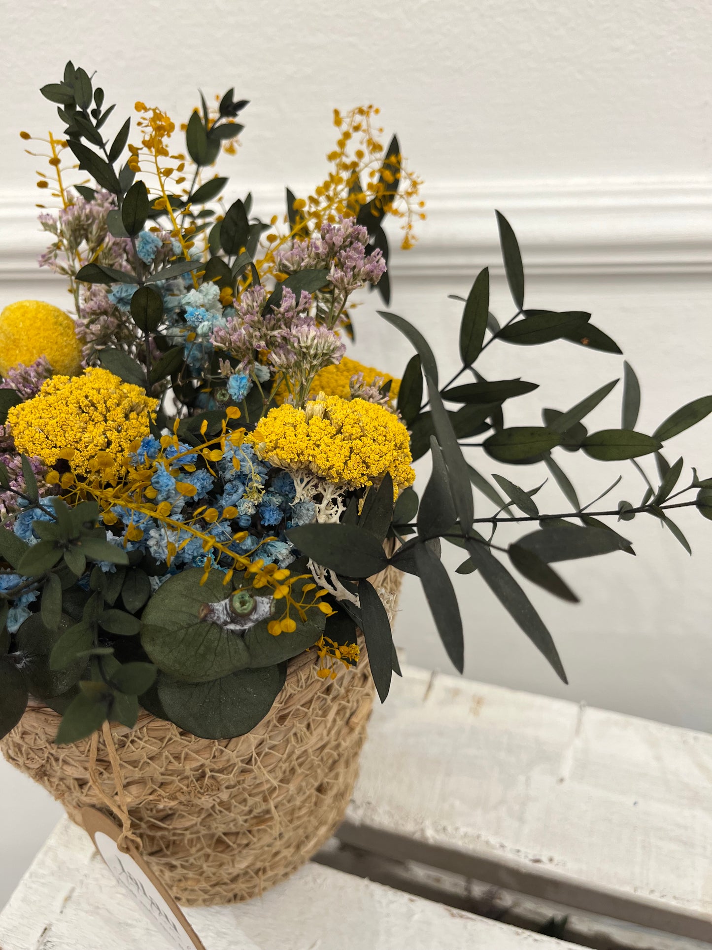 LLUM - Cistella de flors seques i preservades