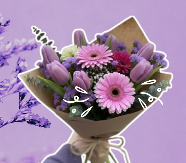 Taller - Ramo lila - 7 MARZO